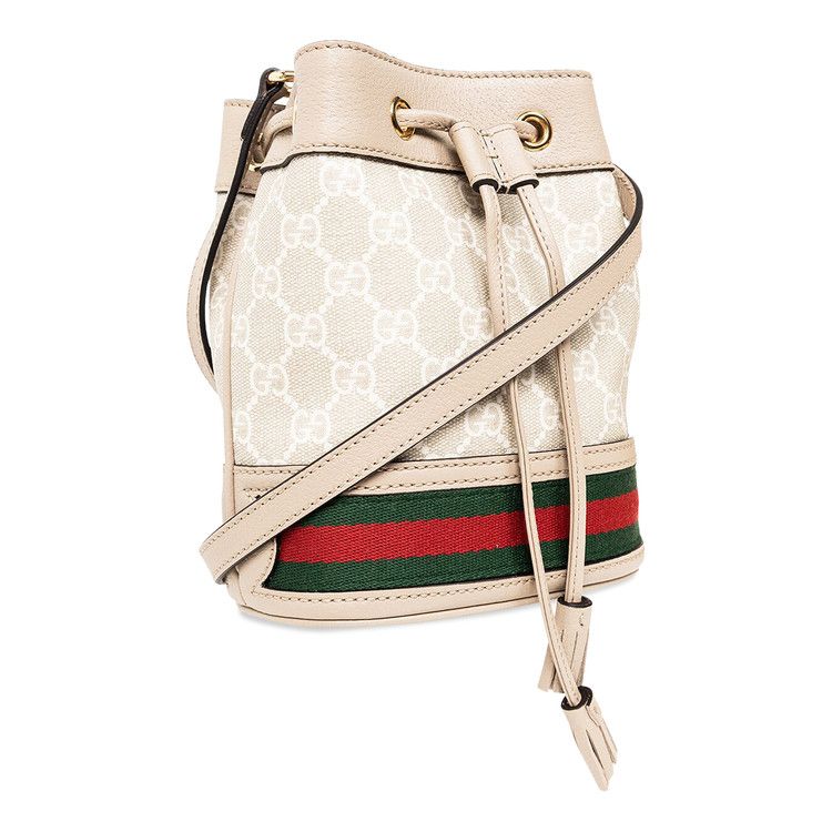 Gucci Ophidia Mini Gg Bucket Bag 'beige/White'