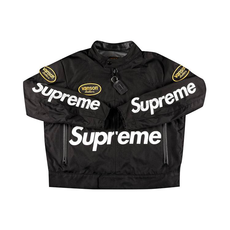 Buy Supreme x Vanson Leathers Cordura Jacket 'Black' - SS21J23 