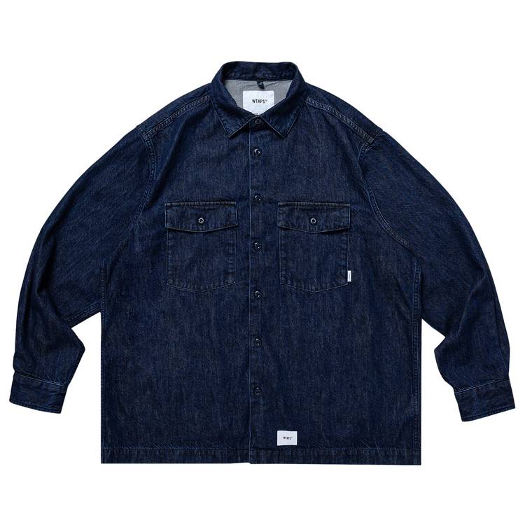 Buy WTAPS CBW Long-Sleeve Overshirt 'Indigo' - 231BRDT SHM01 INDI