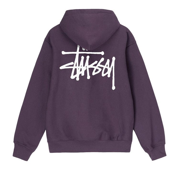 Stussy Basic Hoodie Grape