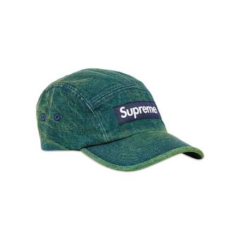Buy Supreme Denim Camp Cap 'Overdyed Green' - SS23H95 OVERDYED