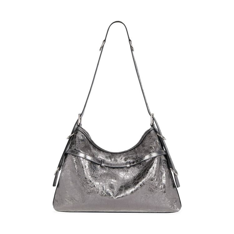Givenchy Medium Voyou Bag Silvery Grey