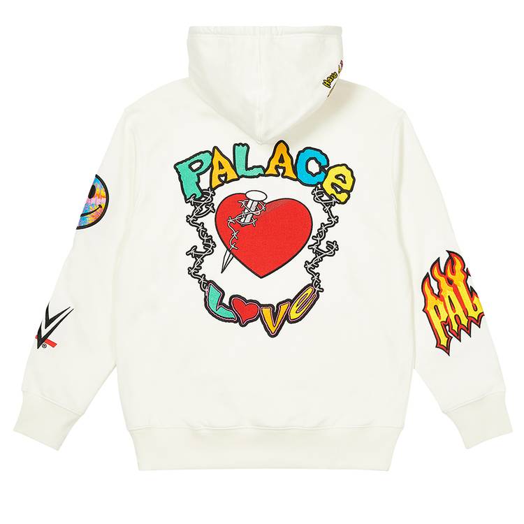 Palace x WWE Love Hood 'White'