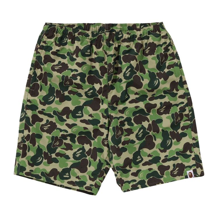 Bape Abc Camo Beach Shorts 'green'