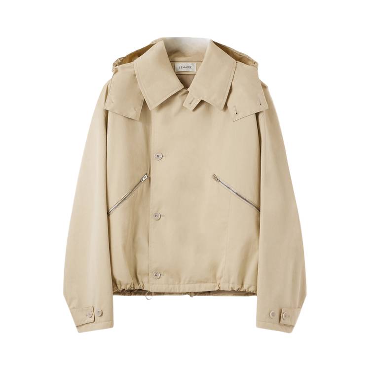 Buy Lemaire Boxy Military Blouson 'Dusty Mastic' - OW10004