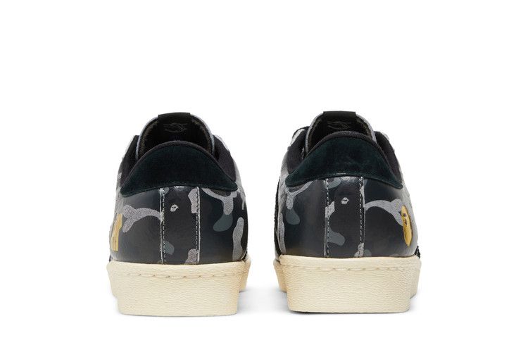 A Bathing Ape X Undeafeated X Adidas Superstar 80s Black Camo