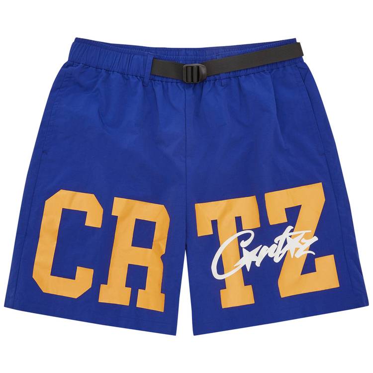 Buy Corteiz CRTZ Nylon Shorts 'Blue' - 7892 1SS230202CNS BLUE 