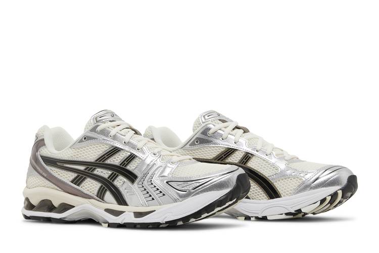 Asics gel kayano silver online