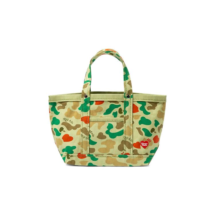 Buy Human Made x Girls Don't Cry Heart Camo Small Tote Bag 'Green