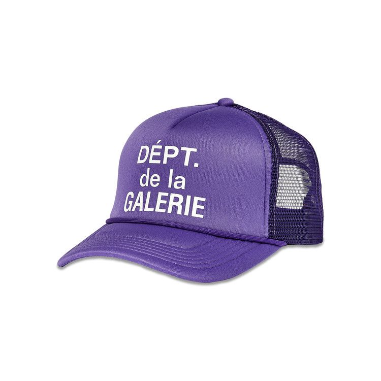 Gallery Dept. Logo Trucker Hat Black/Yellow | SPLY
