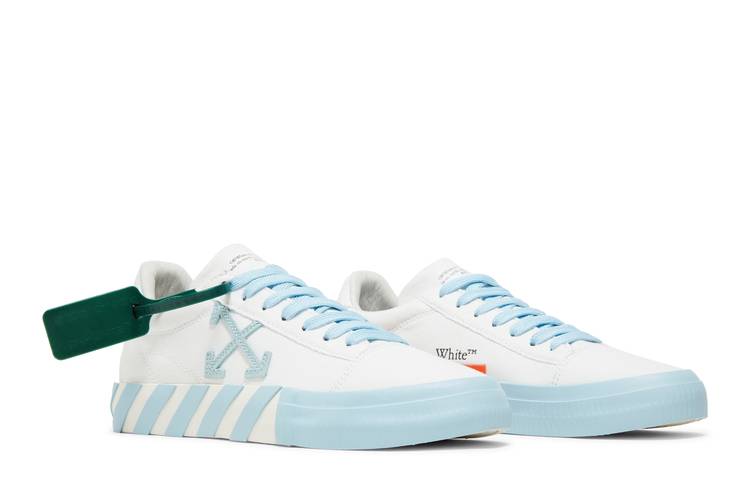 Off White Vulc Sneaker 'White Light Blue' - Off White - OMIA085S22FAB001  0140 - white/light blue