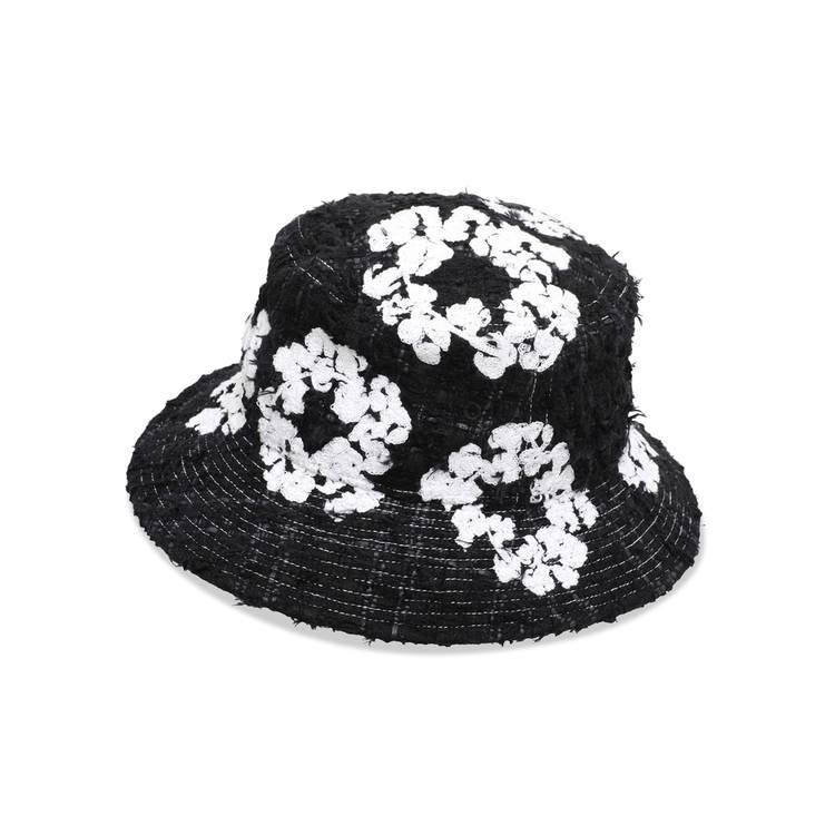 Buy READYMADE x Denim Tears Wreath Tweed Bucket Hat 'Black' - RE 