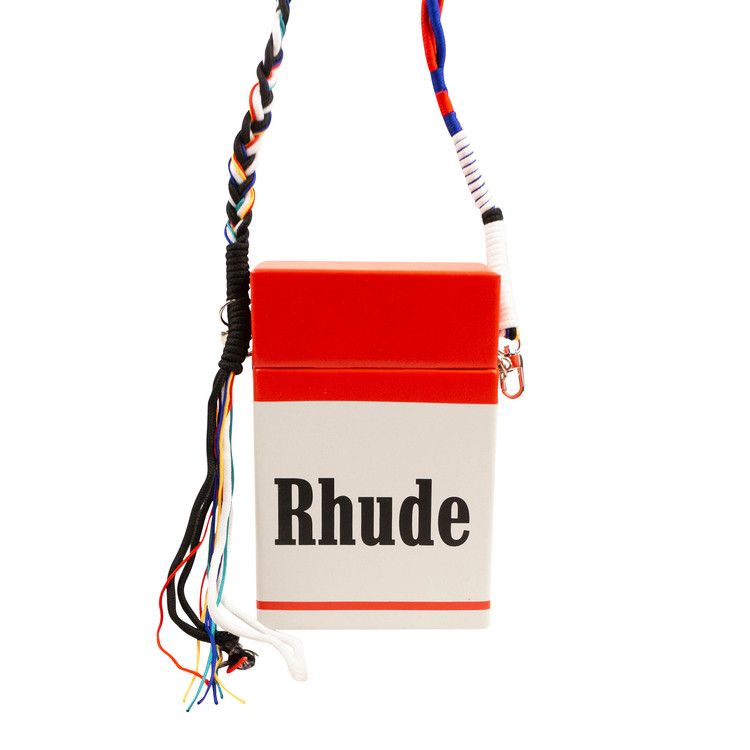 Buy Rhude Fumer Mal Bag 'White/Red' - RHU07MS20234