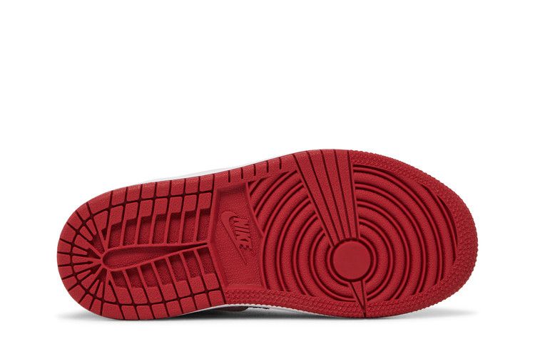 Air Jordan 1 Mid SE Ps Red Quilted