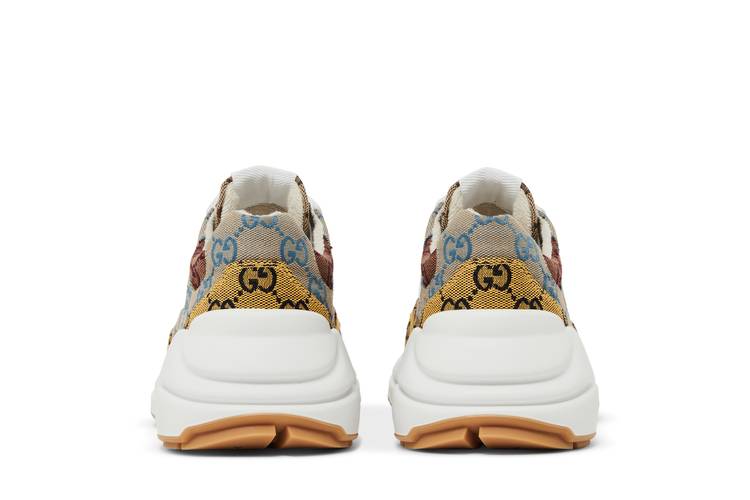 Gucci Rhyton Monogram Jacquard Sneakers - Blue