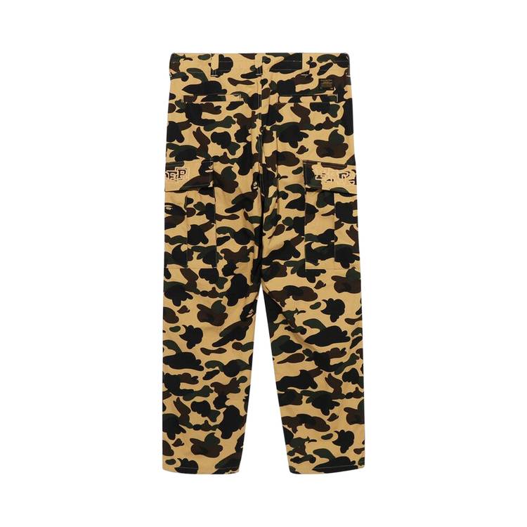 Buy BAPE 1st Camo 6 Pocket Pants 'Yellow' - 1J20 152 002 YELLOW | GOAT