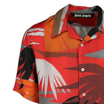 Buy Shirts Palm Angels HAWAII BOWLING SHIRT MULTICOLOR  (PMGA110S22FAB0028403)