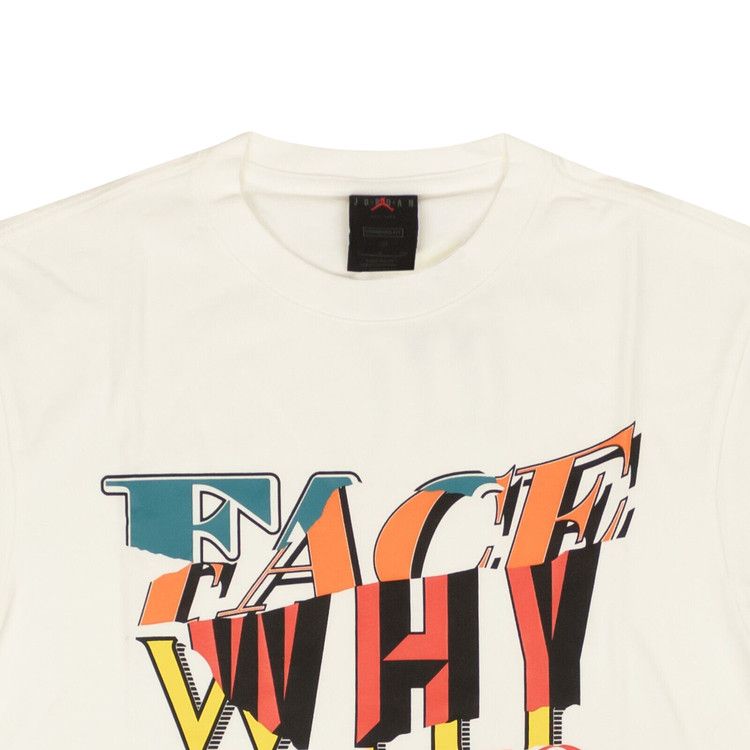 Air Jordan Why Not? X Facetasm Logo Shorts-Sleeve T-Shirt White