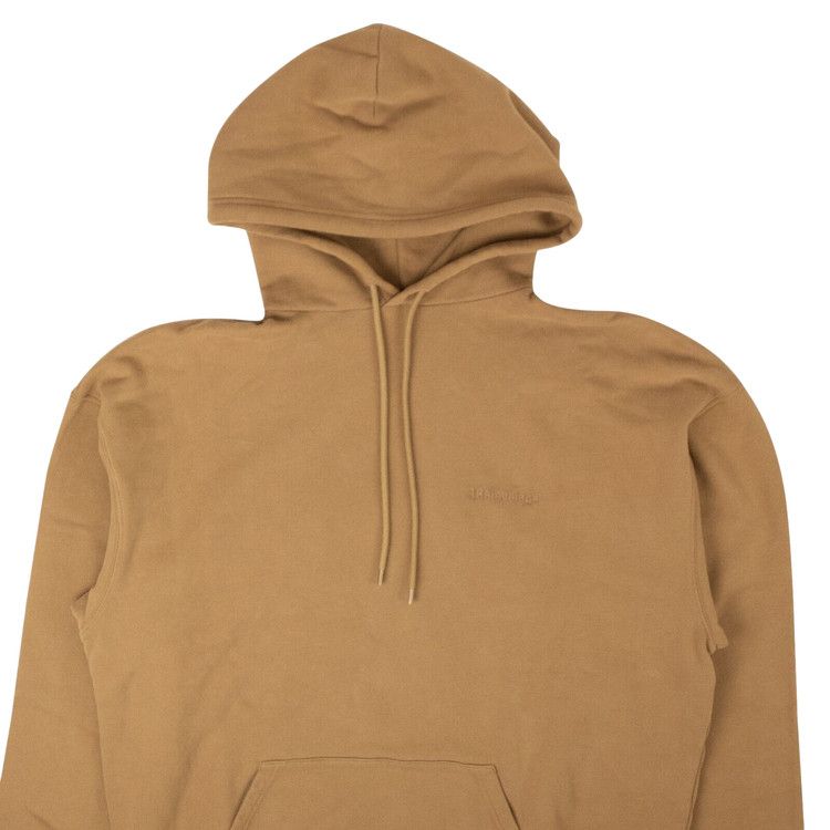 Balenciaga Logo Hoodie Brown