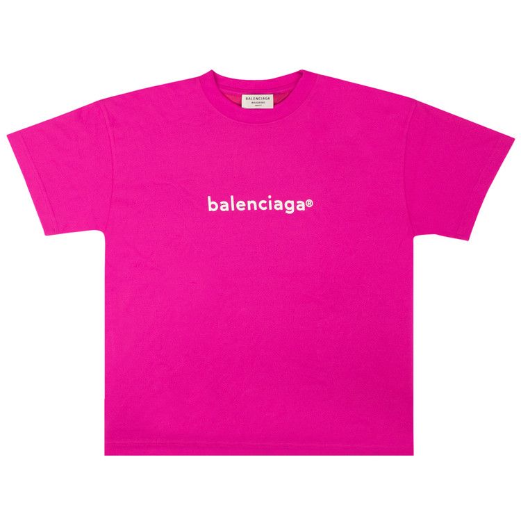 Buy Balenciaga Copyright T-Shirt 'Pink' - 612965 TKVC1 6811 | GOAT