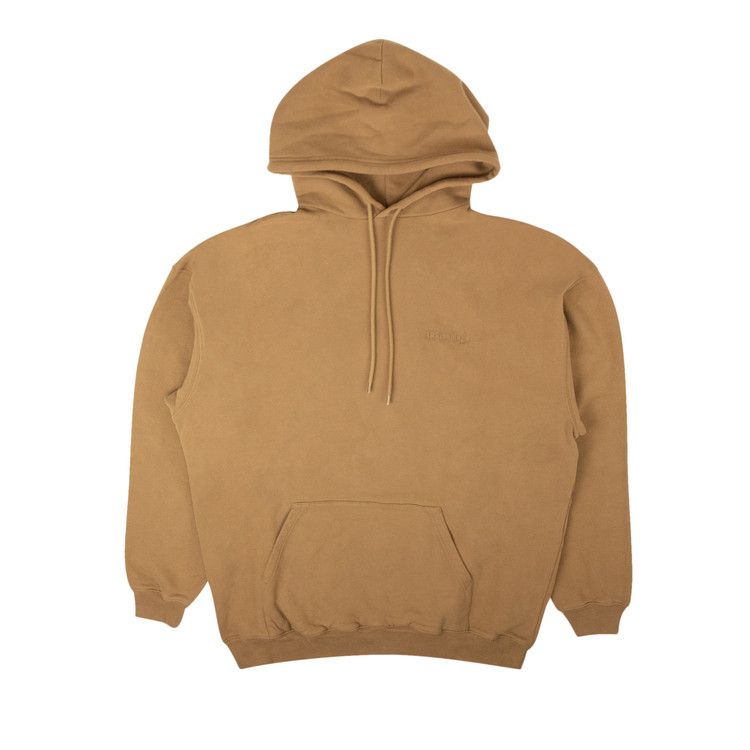 Balenciaga Logo Hoodie Brown