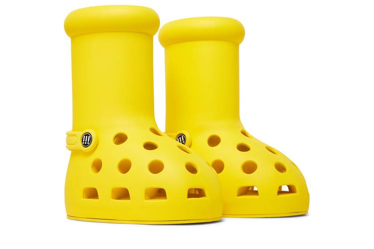 MSCHF Big Red Boot 'Yellow' x Crocs4
