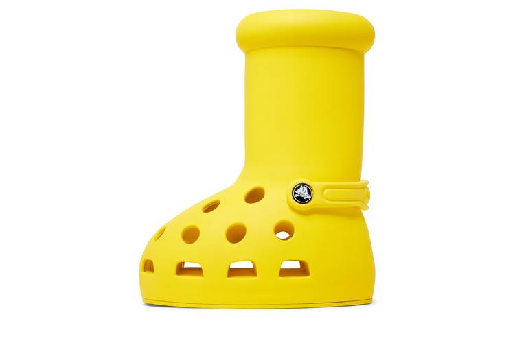 MSCHF Big Red Boot 'Yellow' x Crocs2