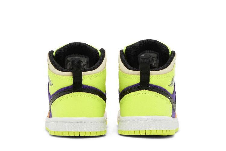 Air Jordan 1 Mid SE Td Volt Vivid Orange