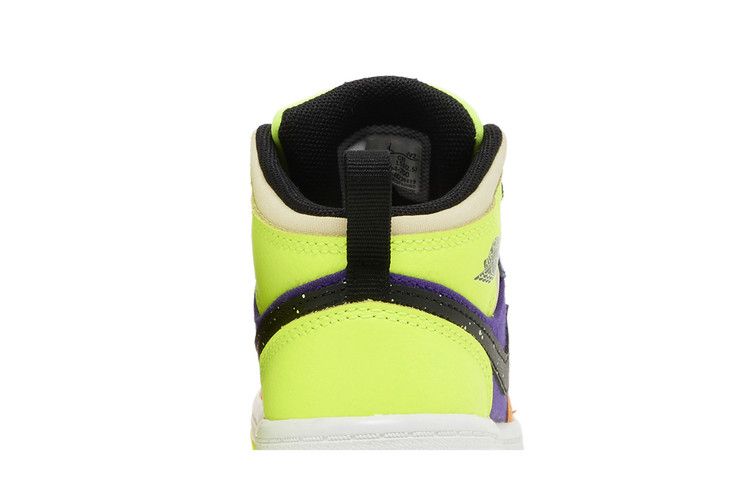 Air Jordan 1 Mid SE Td Volt Vivid Orange