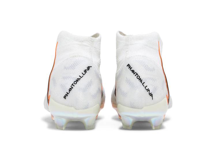 Nike Phantom Luna Elite FG - White & Black with Total Orange