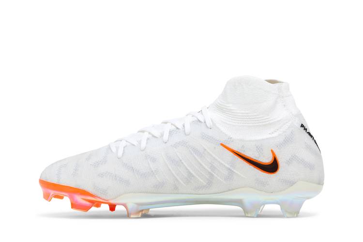 Nike Phantom Luna Elite FG - White & Black with Total Orange