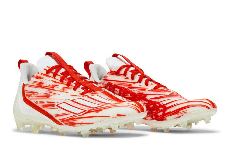 Adidas Adizero Cleats White Orange