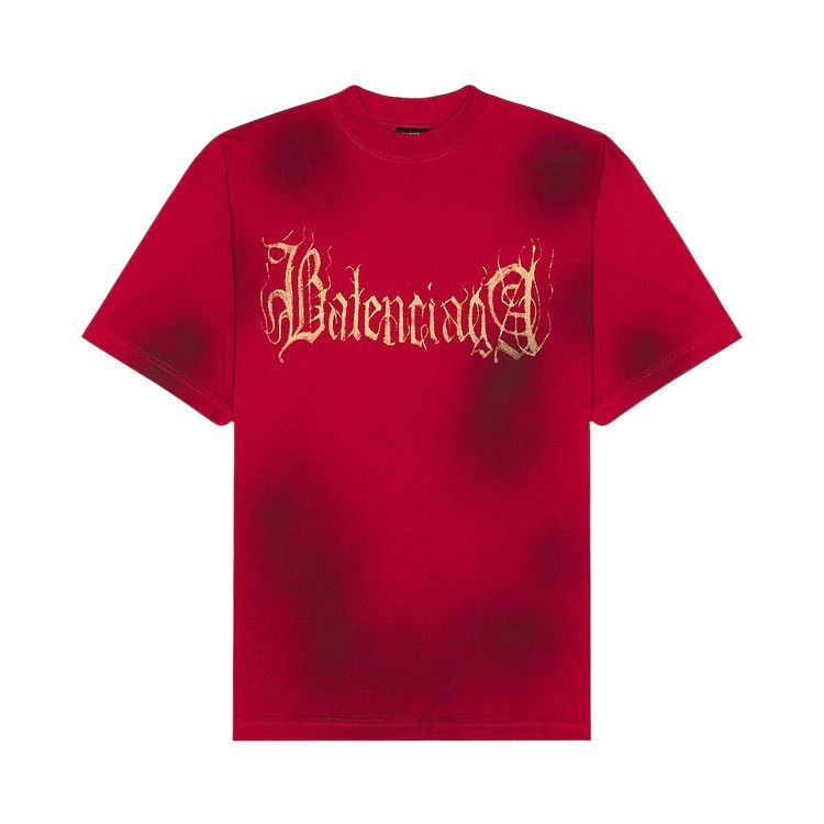 Buy Balenciaga Heavy Metal T Shirt Red 739784 T0VE1 6400 GOAT