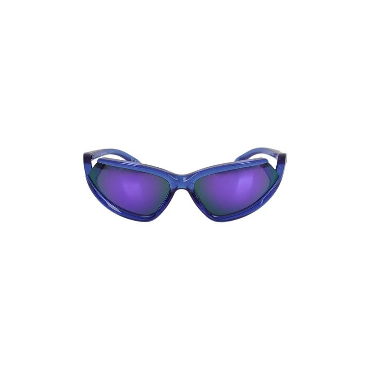 Balenciaga Side Xpander Cat Sunglasses Blue