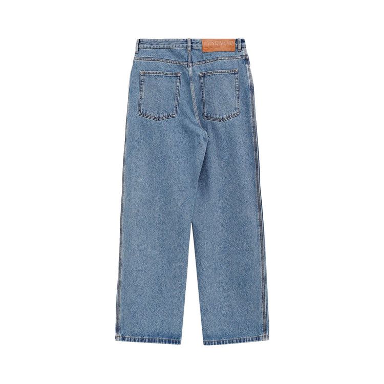 Buy Loewe Anagram Baggy Jeans 'Mid Denim Blue' - H526Y11X65