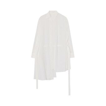 トップス Hiron Buy Yohji Yamamoto Rayon Deconstructed Asymmetric Shirt