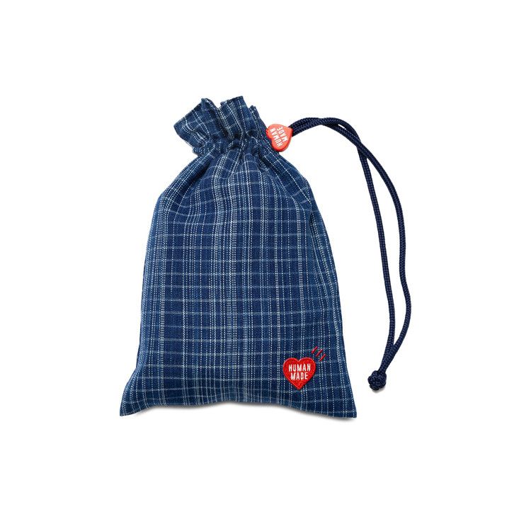 Buy Human Made Drawstring Bag 'Indigo' - HM25GD151 INDI | GOAT