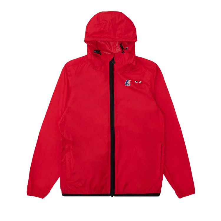 Comme des Garçons PLAY x K-Way Hoodie Full Zip 'Red' — foto 2