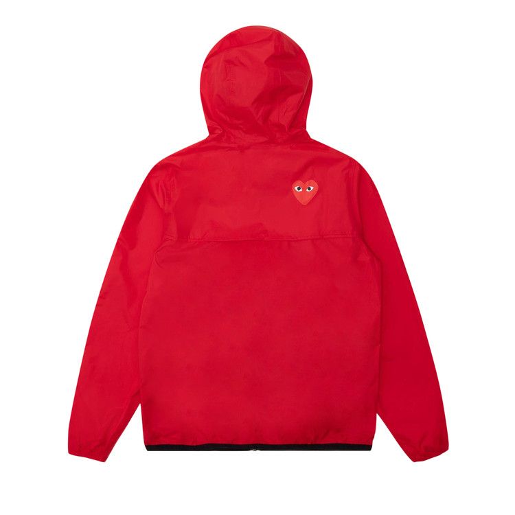 Comme des Garçons PLAY x K-Way Hoodie Full Zip 'Red' — foto 3
