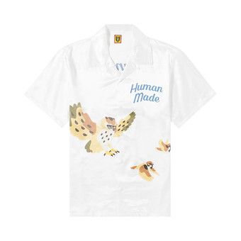 Buy Human Made Graphic Aloha Shirt 'White' - HM25SH017 WHIT | GOAT