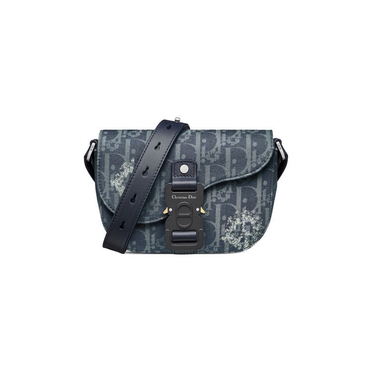 Buy Dior x Denim Tears Saddle Pouch With Strap 'Blue Buy Dior x Denim Tears Saddle Pouch With Strap 'Blue