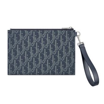 Buy Dior x Denim Tears A5 Pouch 'Blue' - 2ESCA338DDO H560 | GOAT