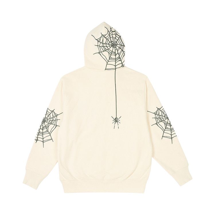 Buy Palace Spider Zip Hood 'Soft White' - P25CS077 | GOAT