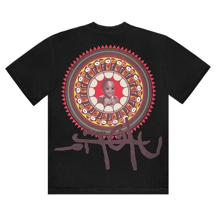 Cactus Jack By Travis Scott Utopia X Kaws T-Shirt Ii Black