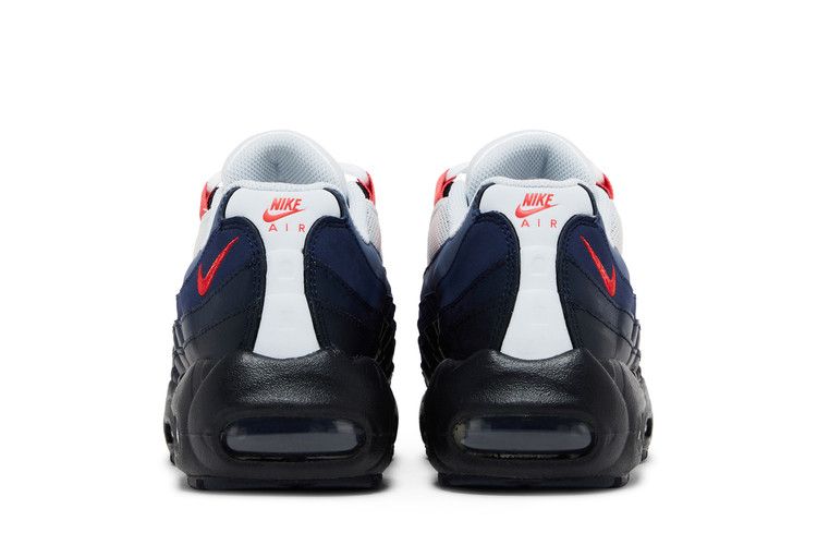 Air max 95 on sale navy blue and red