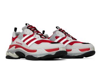 Buy Adidas x Balenciaga Triple S Sneaker 'Red Grey' - 712821 W2ZB4 