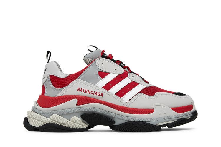 Buy Adidas x Balenciaga Triple S Sneaker 'Red Grey' - 712821 W2ZB4 