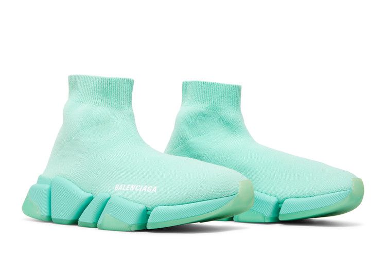 Balenciaga Wmns Speed 2.0 Sneaker 'Transparent Sole - Green'
