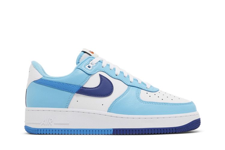 Nike air force 1 07 lv8 white clearance blue