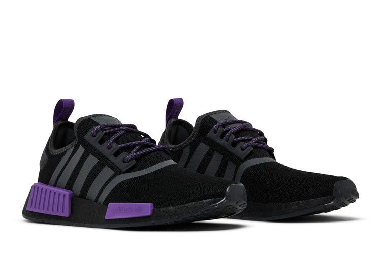 Adidas Nmd_R1 J 'black Grey Active Purple'